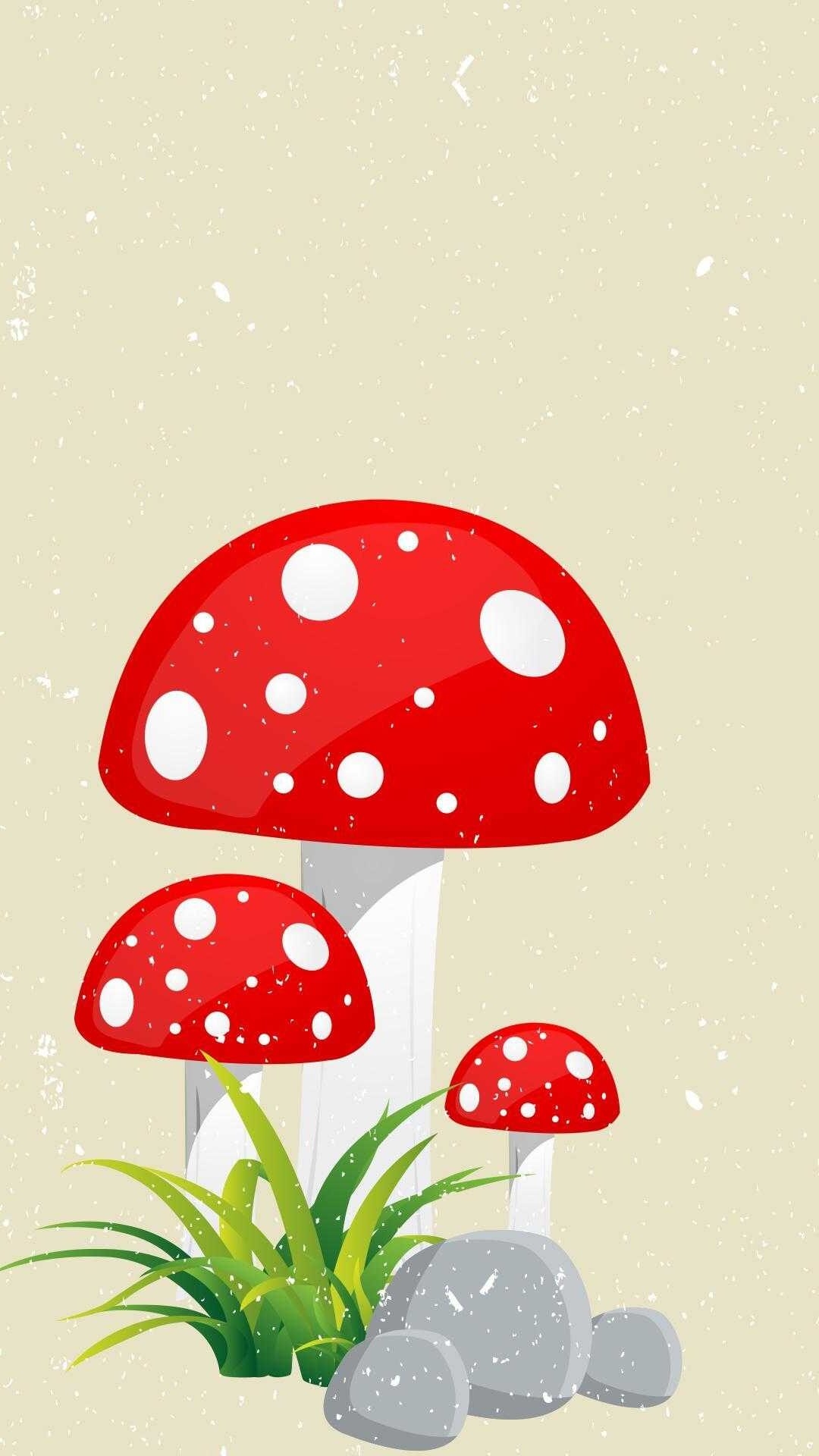 1080x1920 Mushroom Aesthetic Wallpaper, Phone