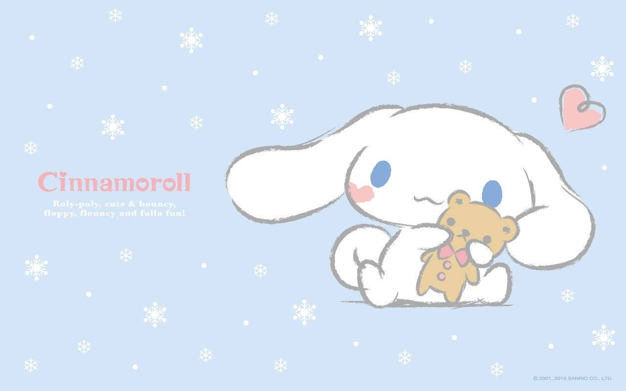 1280x800 Cinnamoroll With Teddy Winter Wallpaper, Desktop