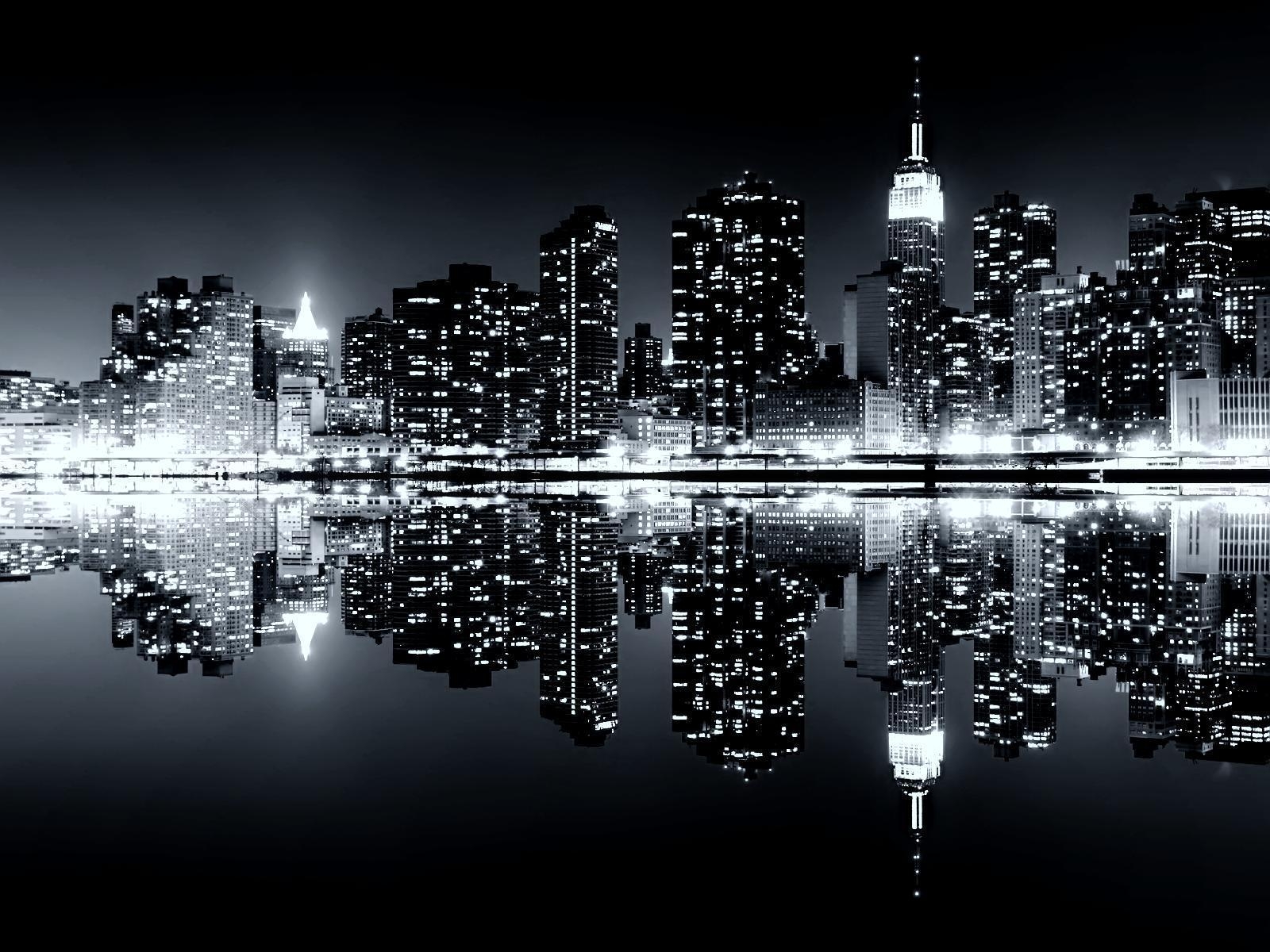 1600x1200 Manhattan Reflections Skyline wallpaper. The Long Goodbye, Desktop