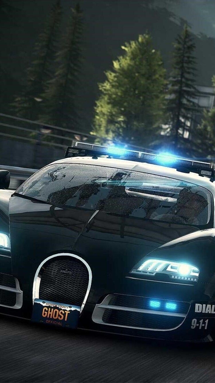 750x1340 Bugatti Cop Car iPhone iPhone 6S, iPhone 7 HD 4k Wallpaper, Image, Background, Photo and Picture, Phone