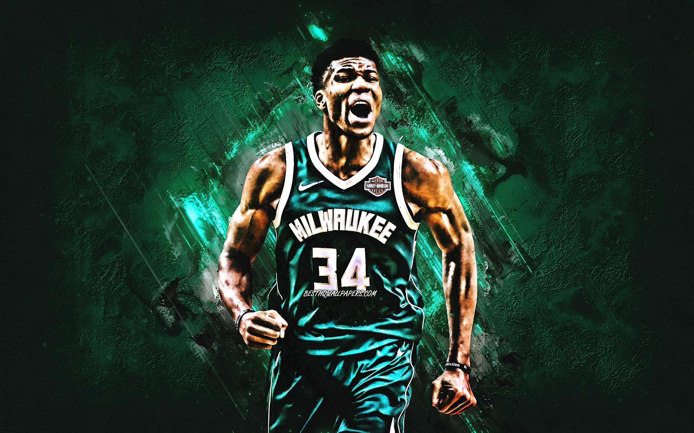 2880x1800 Download wallpaper Giannis Antetokounmpo, Milwaukee Bucks, Desktop