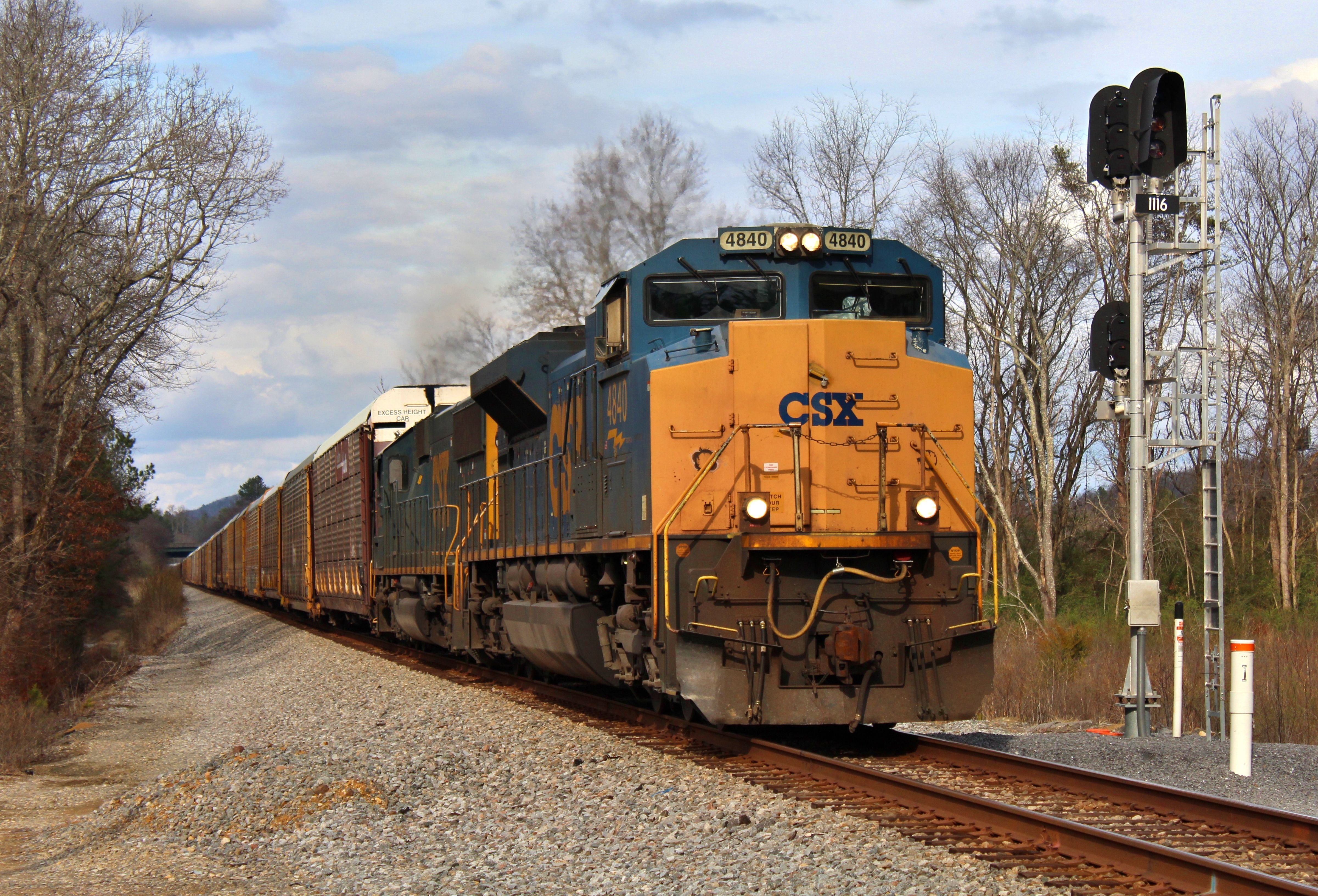 4810x3270 Wallpaper, CSX, q autorack, ringgold, ga, Georgia, emd, sd70ace, sd train, railroad, railfan, photography, wa, signal, Desktop