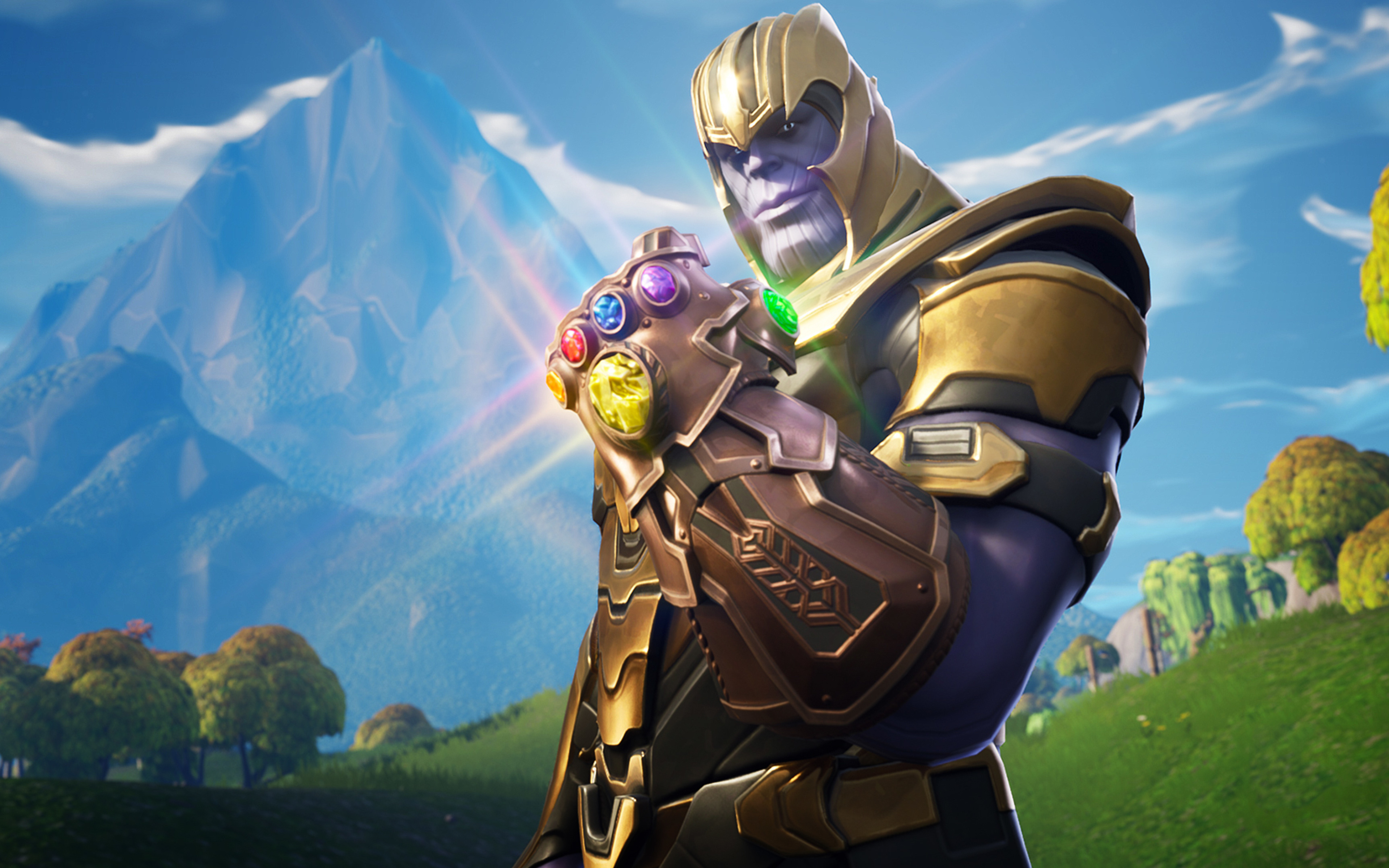 3840x2400 Thanos In Fortnite Battle Royale 4k HD 4k Wallpaper, Desktop