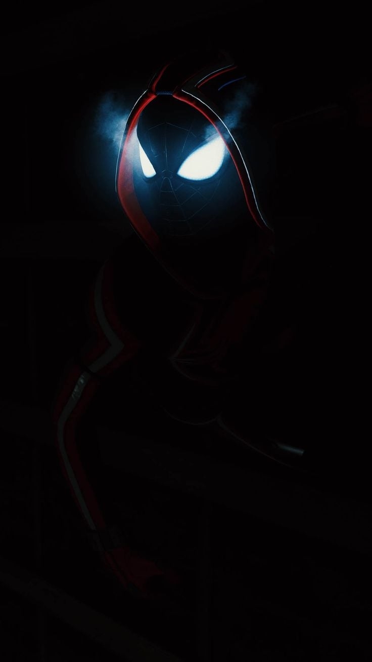 740x1310 Dark Spiderman Glowing Eyes Wallpaper, iPhone Wallpaper. Spiderman picture, HD dark wallpaper, Marvel wallpaper hd, Phone