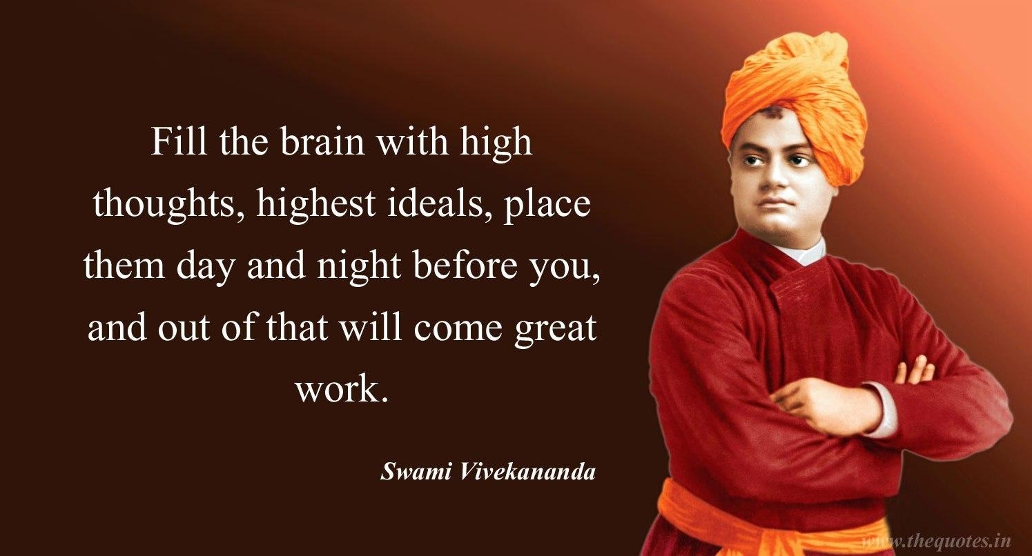 1500x810 Free download Swami Vivekananda Wallpaper Thoughts For, Desktop