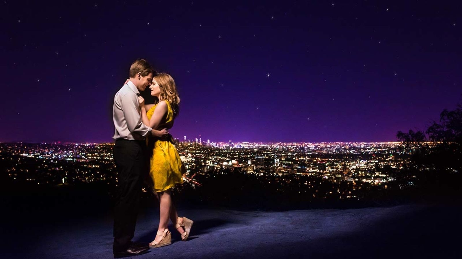 1600x900 La La Land' engagement photo honor love and Hollywood, Desktop