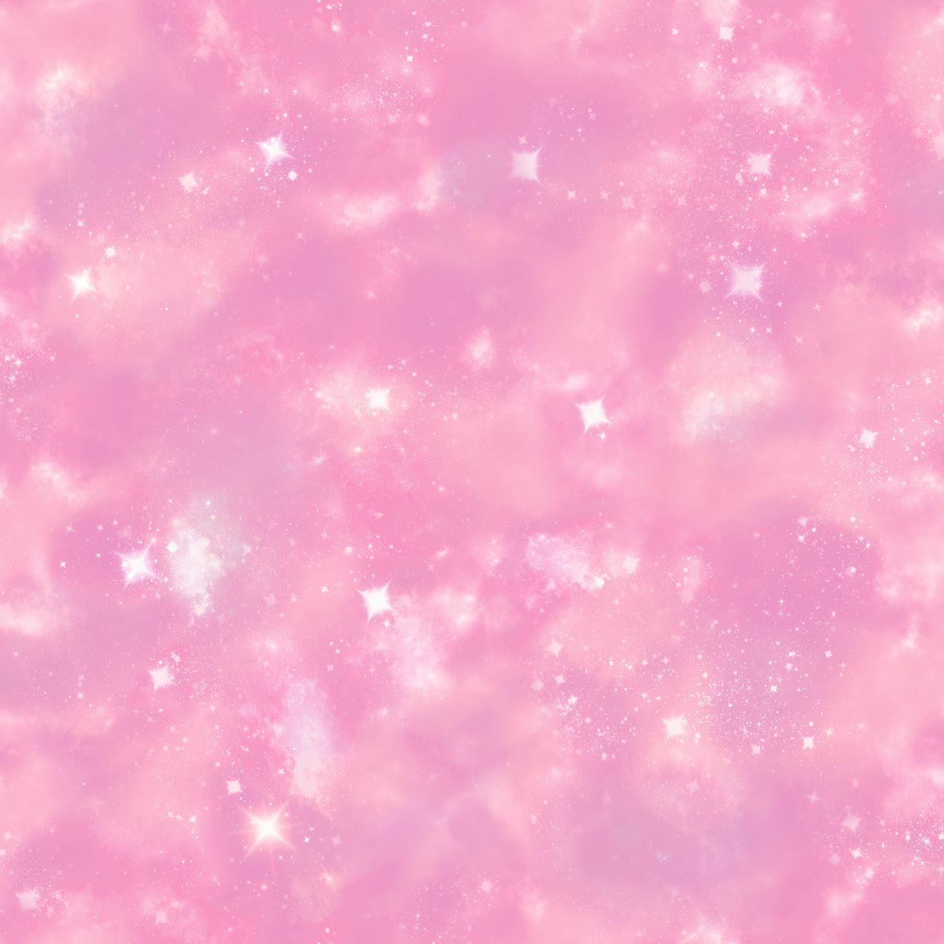 1330x1330 Girls Pink Glitter Sparkle Wallpaper Rasch Nebula Children Space, Phone