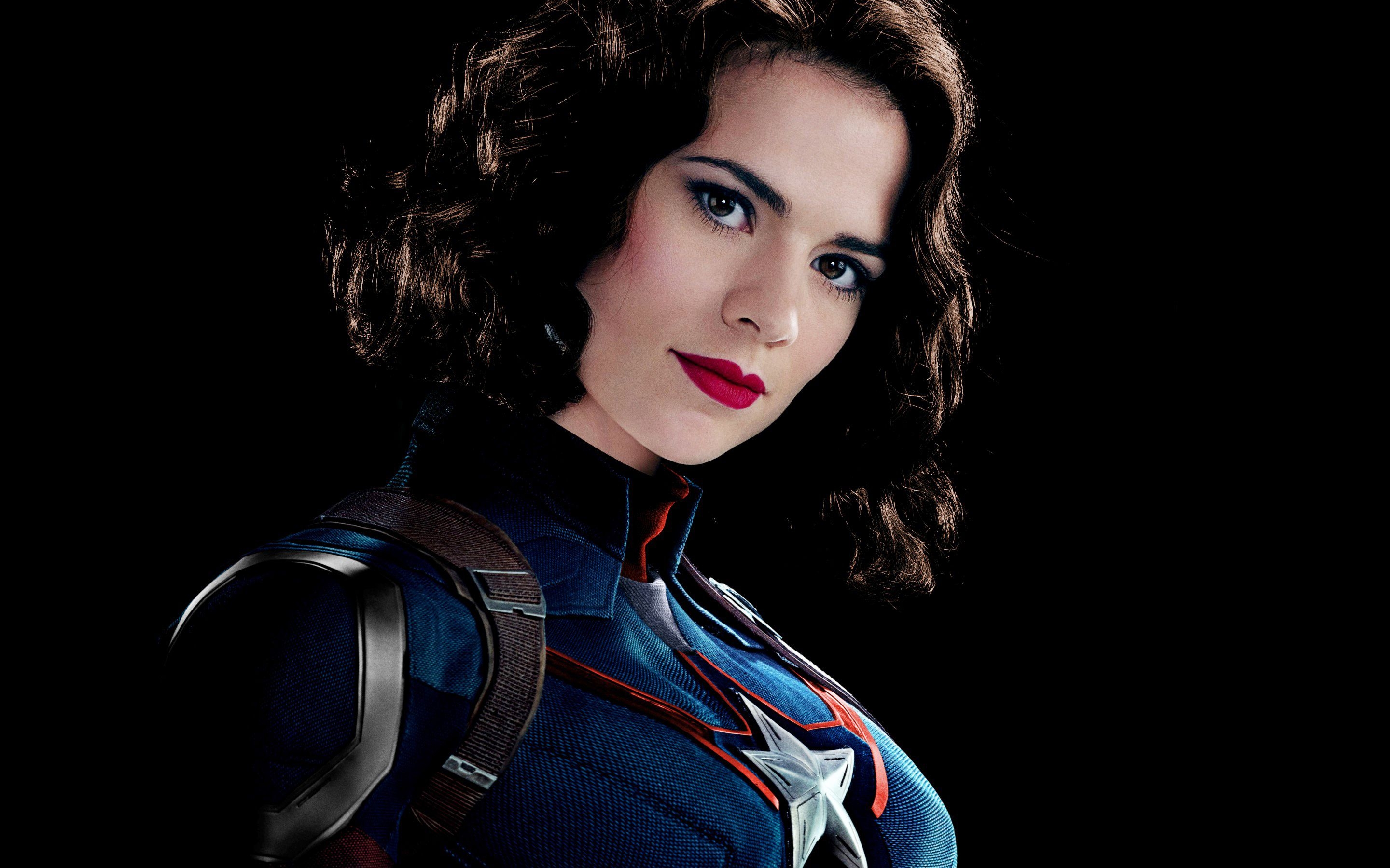 2880x1800 Captain America Female, Desktop