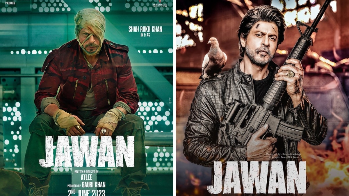 1200x680 Fans celebrate Shah Rukh Khan's Jawan with posters after reports of film's wrap. See here, Desktop