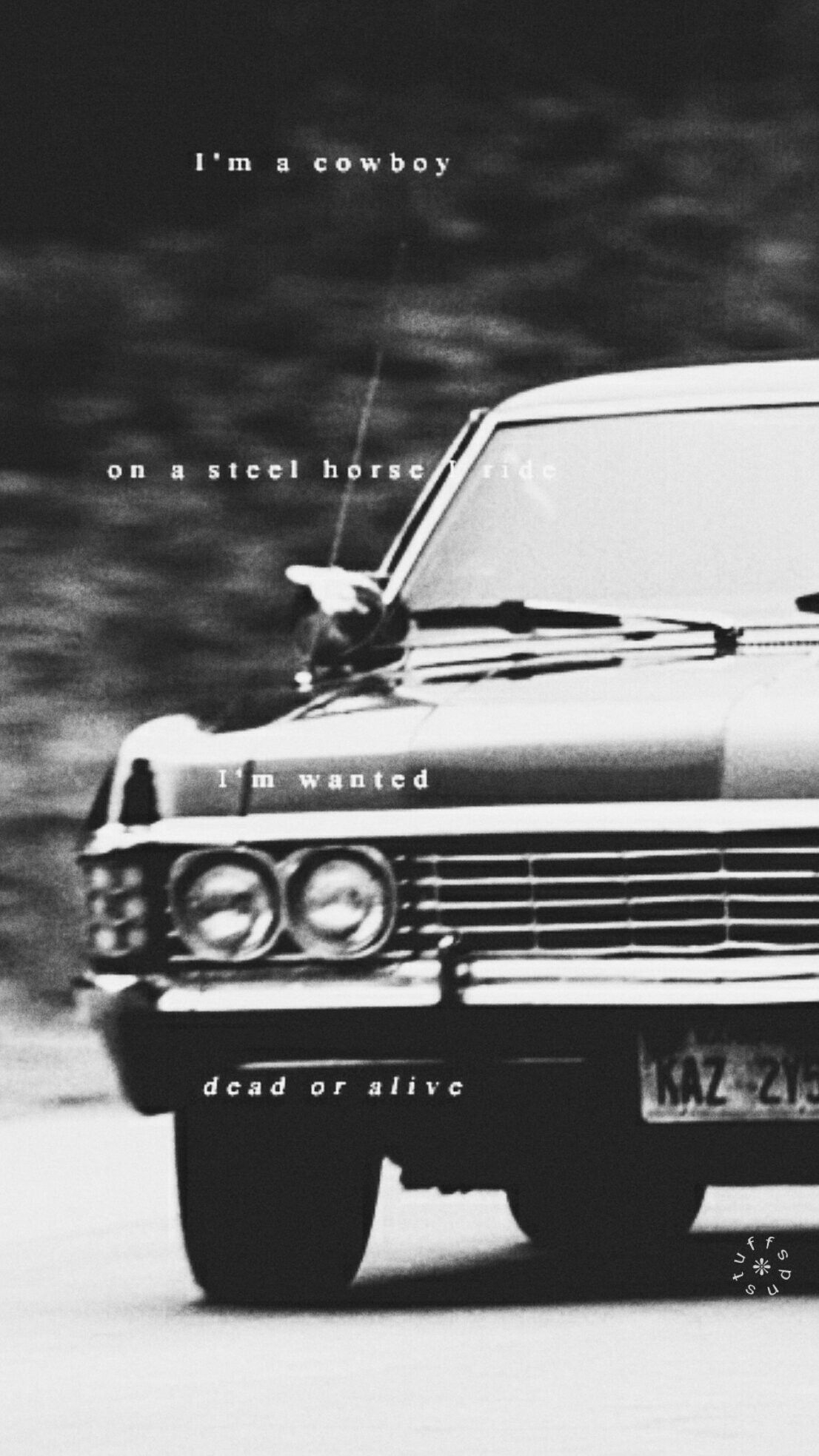 1110x1970 Lockscreen Supernatural. Supernatural wallpaper, Supernatural impala, Supernatural wallpaper iphone, Phone