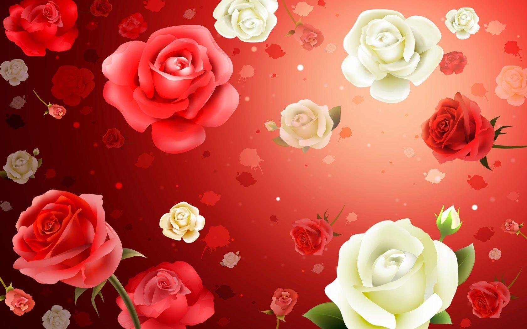 1680x1050 Roses flowers background Windows 7 Desktop Wallpaper. High, Desktop