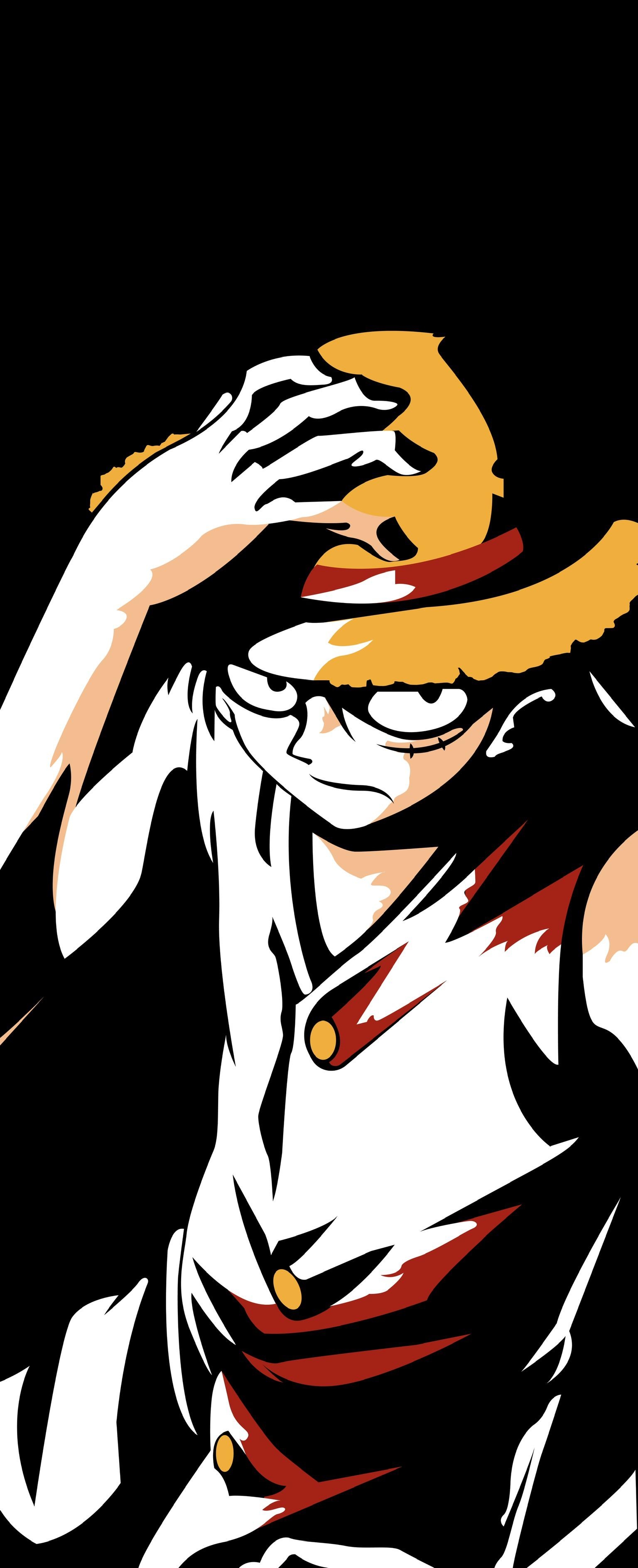 1540x3780 Monkey D. Luffy, Mobile Wallpaper [1125x2436] (made in Adobe Illustrator), Phone