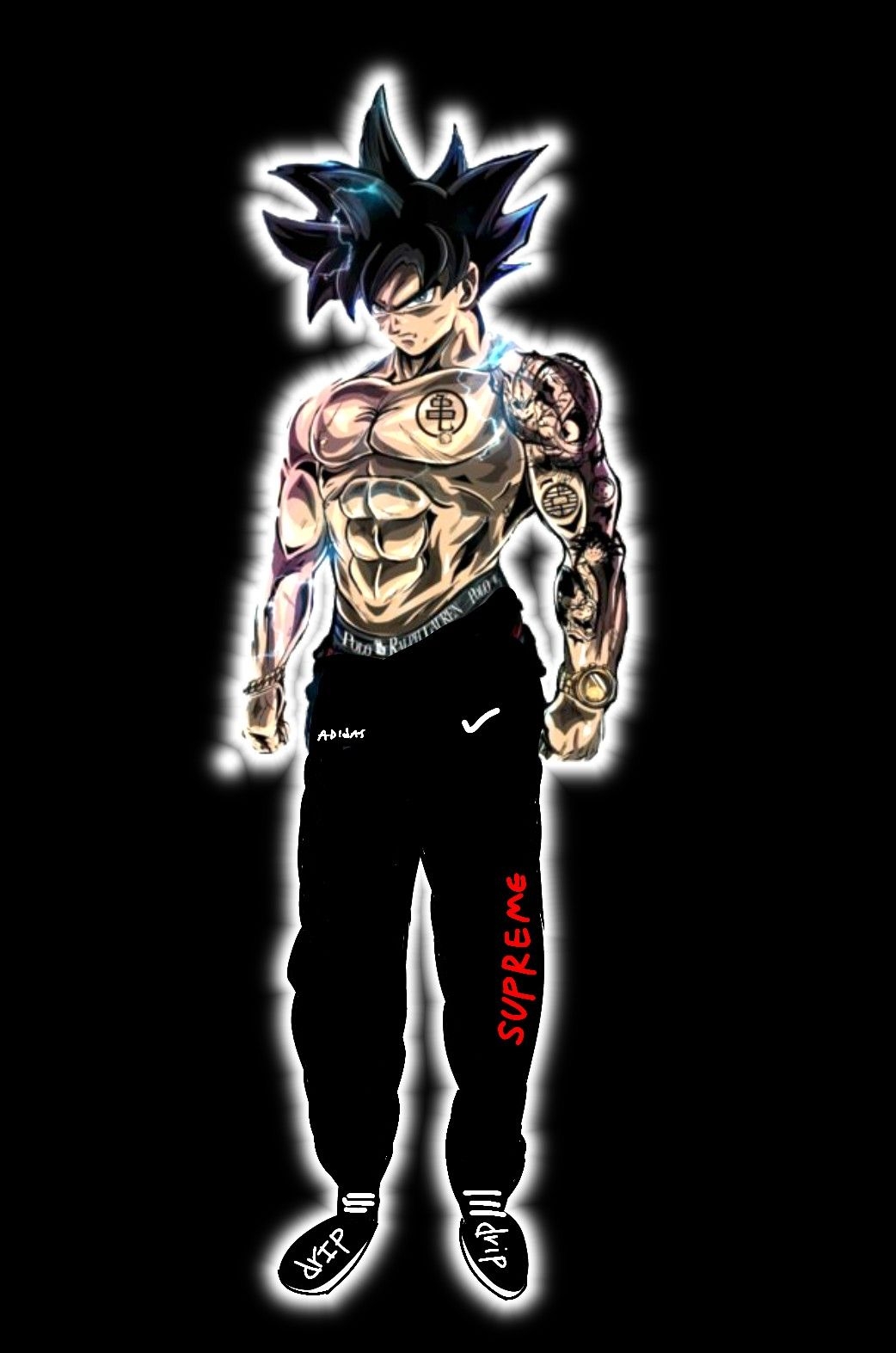 1050x1580 Ultra Instinct Drip Goku. Imagens marvel, Miranha, Marvel, Phone