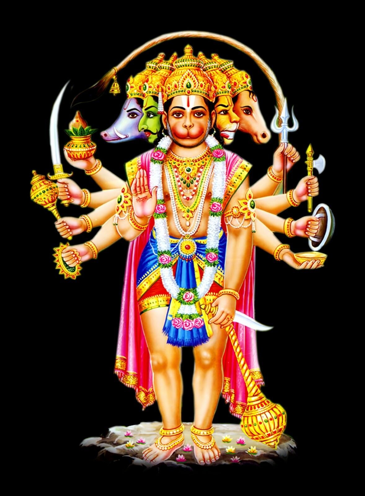 1180x1600 Panchamukhi Hanuman. Hanuman jayanthi, Jai hanuman, Lord hanuman wallpaper, Phone