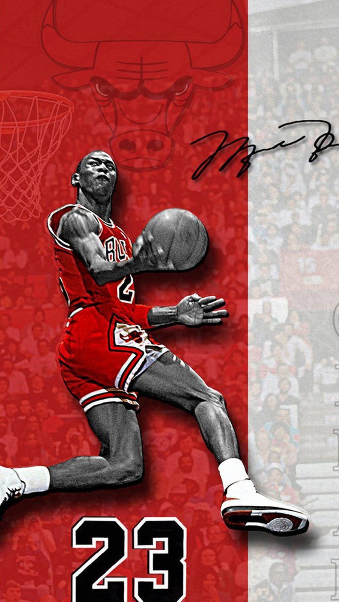 1080x1920 Wallpaper Michael Jordan 23, Phone