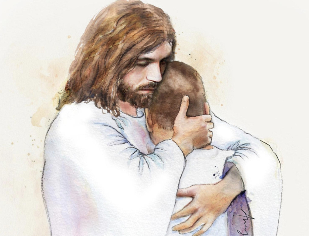 1030x790 Leaning on the chest of Jesus & Co, Desktop