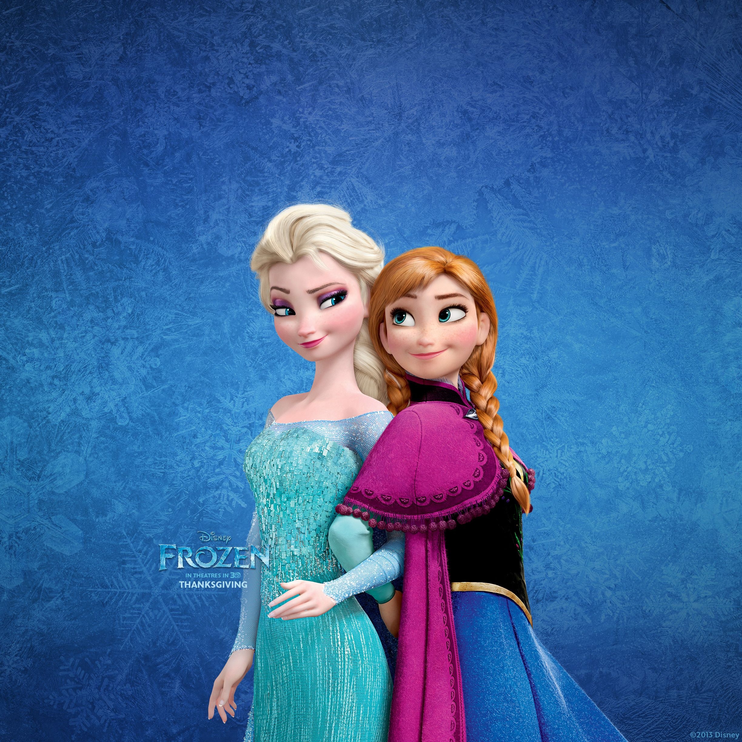 2450x2450 Frozen Wallpaper Anna And Elsa Frozen Elsa Anna Wallpaper, Phone