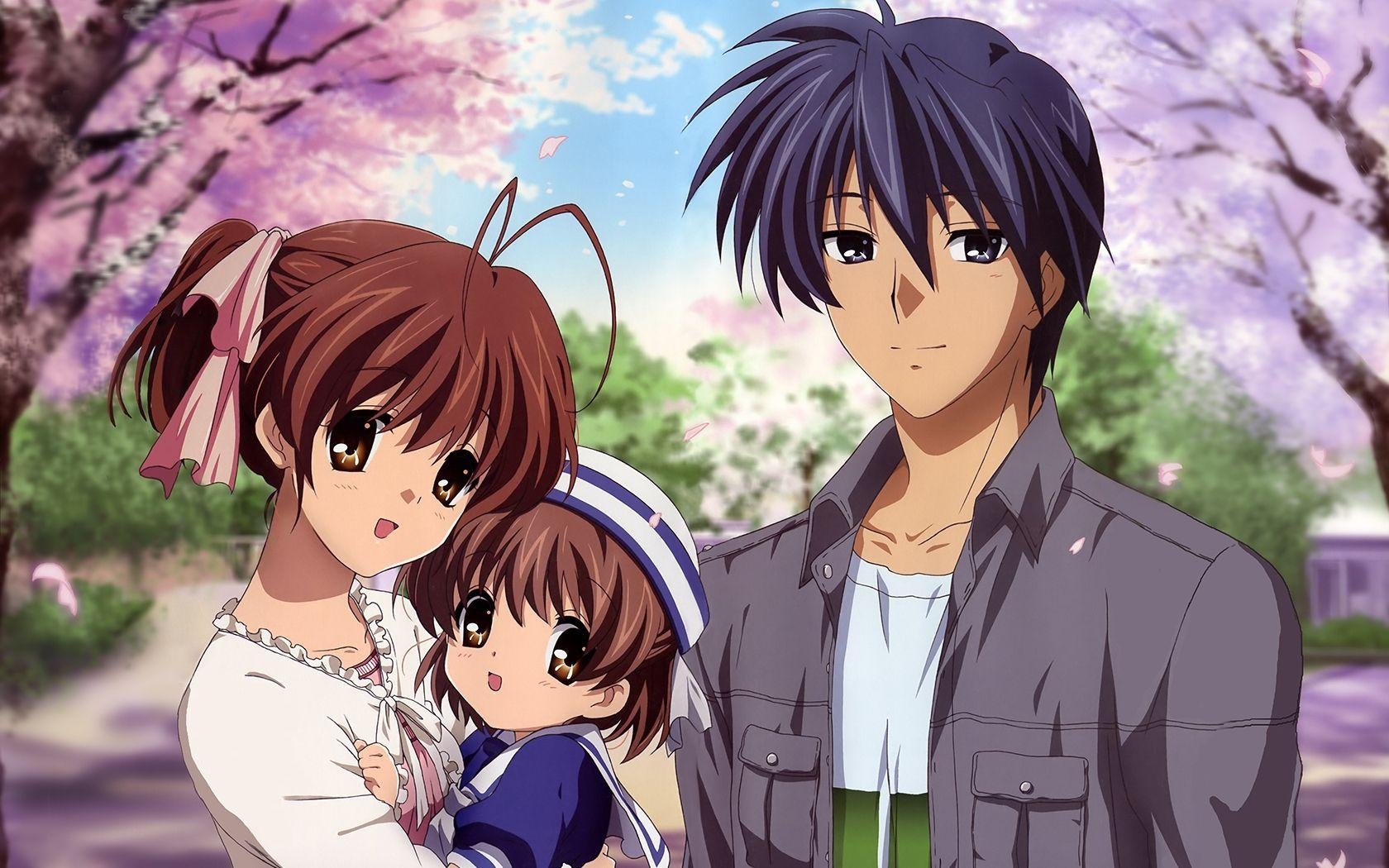 1680x1050 clannad furukawa nagisa okazaki ushio okazaki tomoya widescreen, Desktop