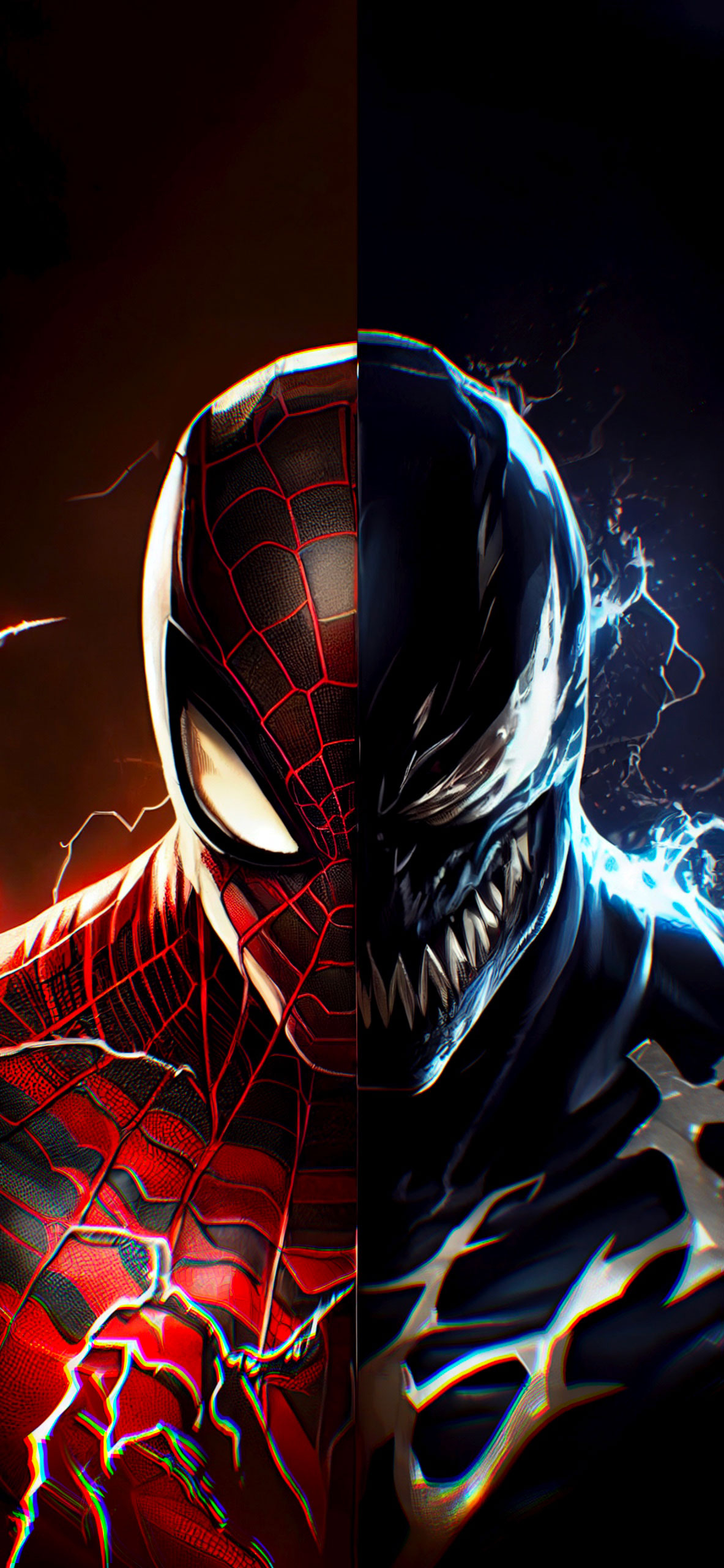 1190x2560 Spider Man / Venom Wallpaper Phone, Phone