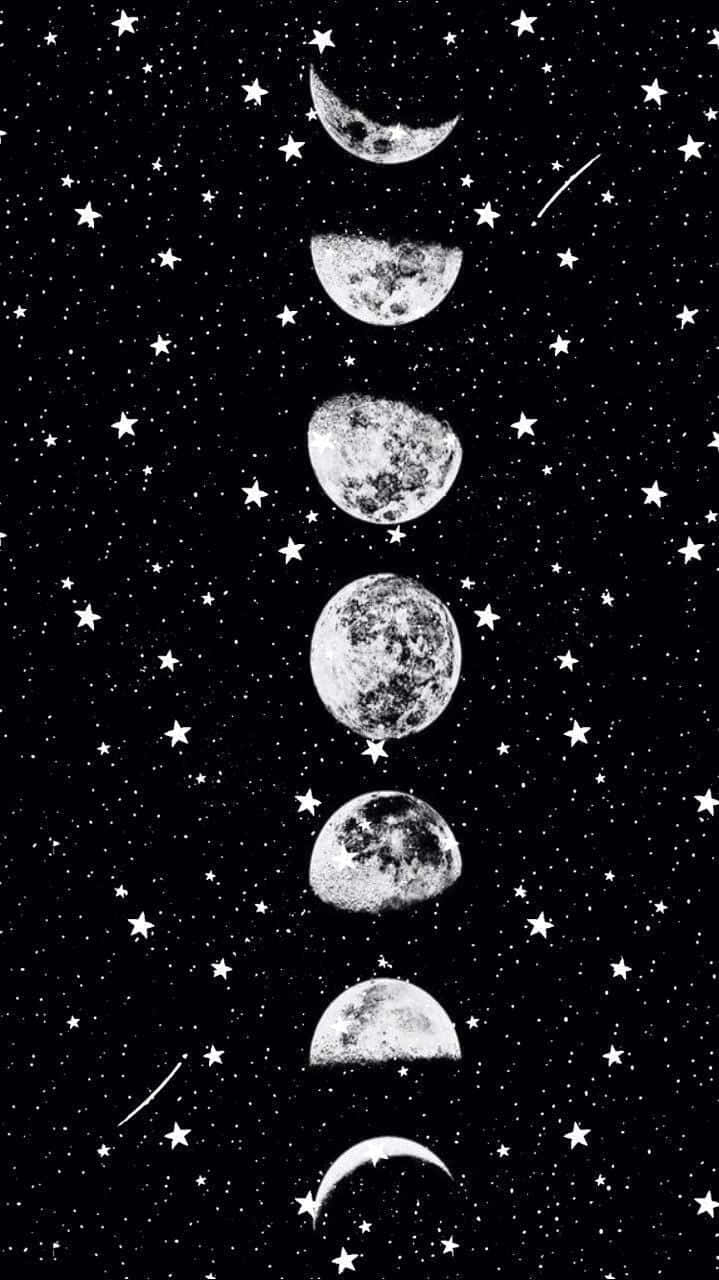 720x1280 Moon And Stars Phone Wallpaper, Phone