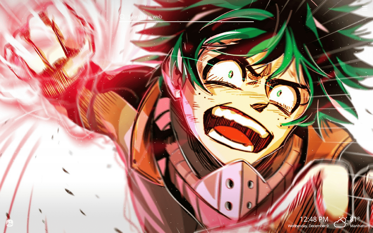 1280x800 Boku No Hero Academia HD Wallpaper New Tab, Desktop