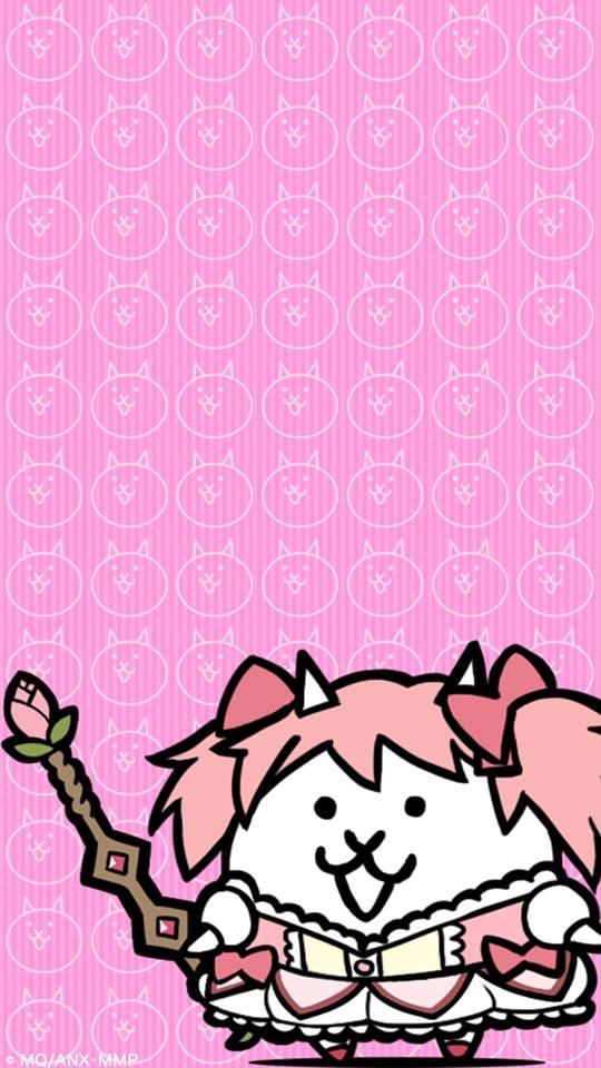 540x960 Neko madoka madoka. Battle Cats Battle Cats Wallpaper, Phone