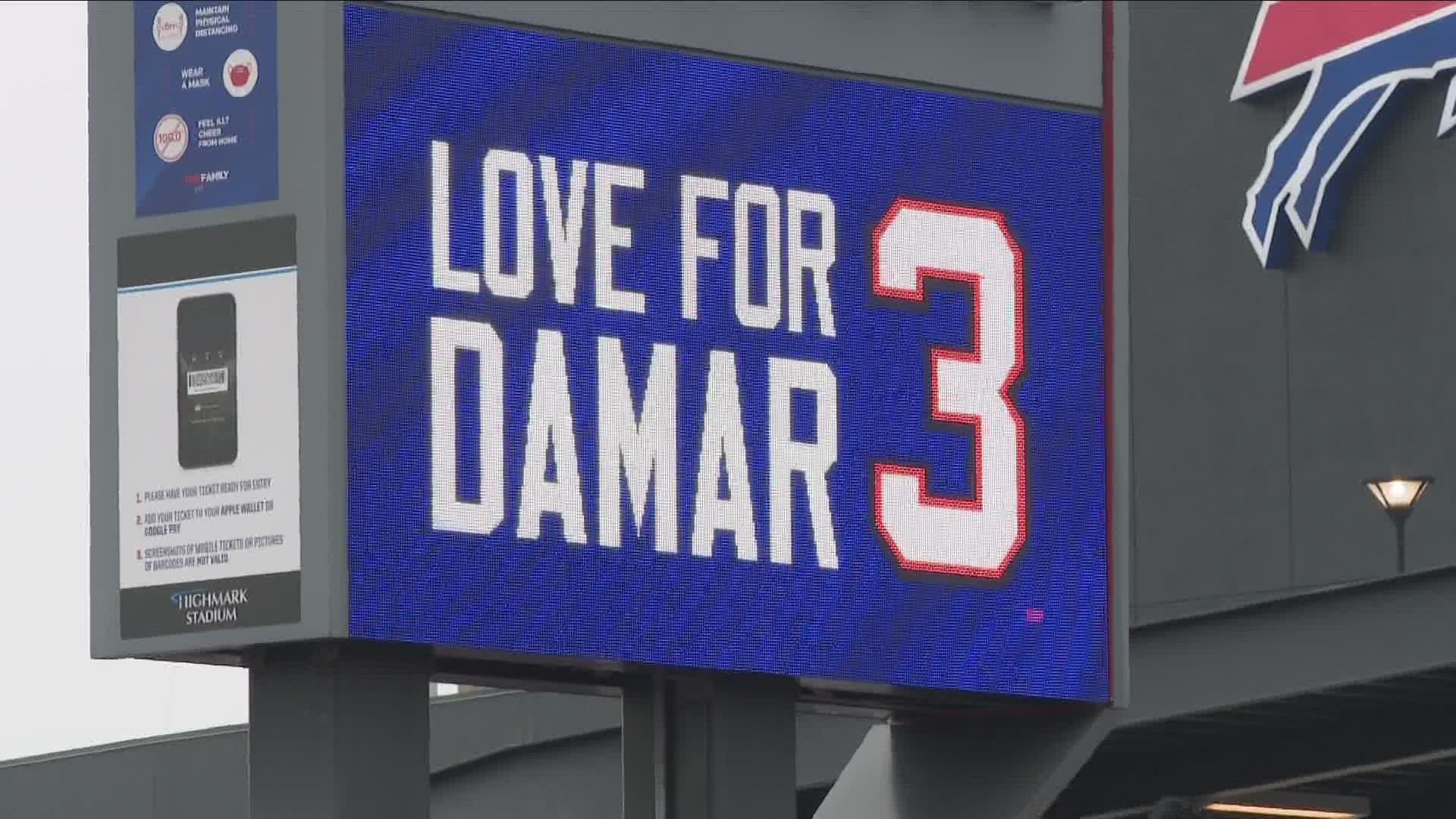 1920x1080 Bills fans show love for Damar Hamlin, Desktop