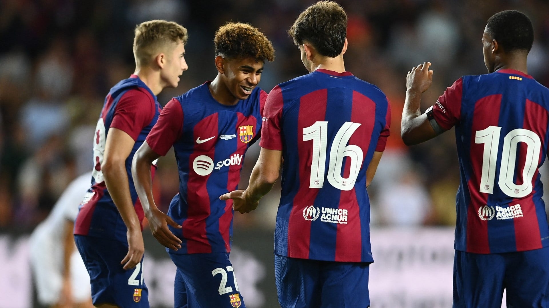 1920x1080 Lamine Yamal Is Ready For The Bright Lights! Seven Things We Learned As Barcelona Teenager Turns Tottenham Friendly Around After Sorry First Half Display, Desktop