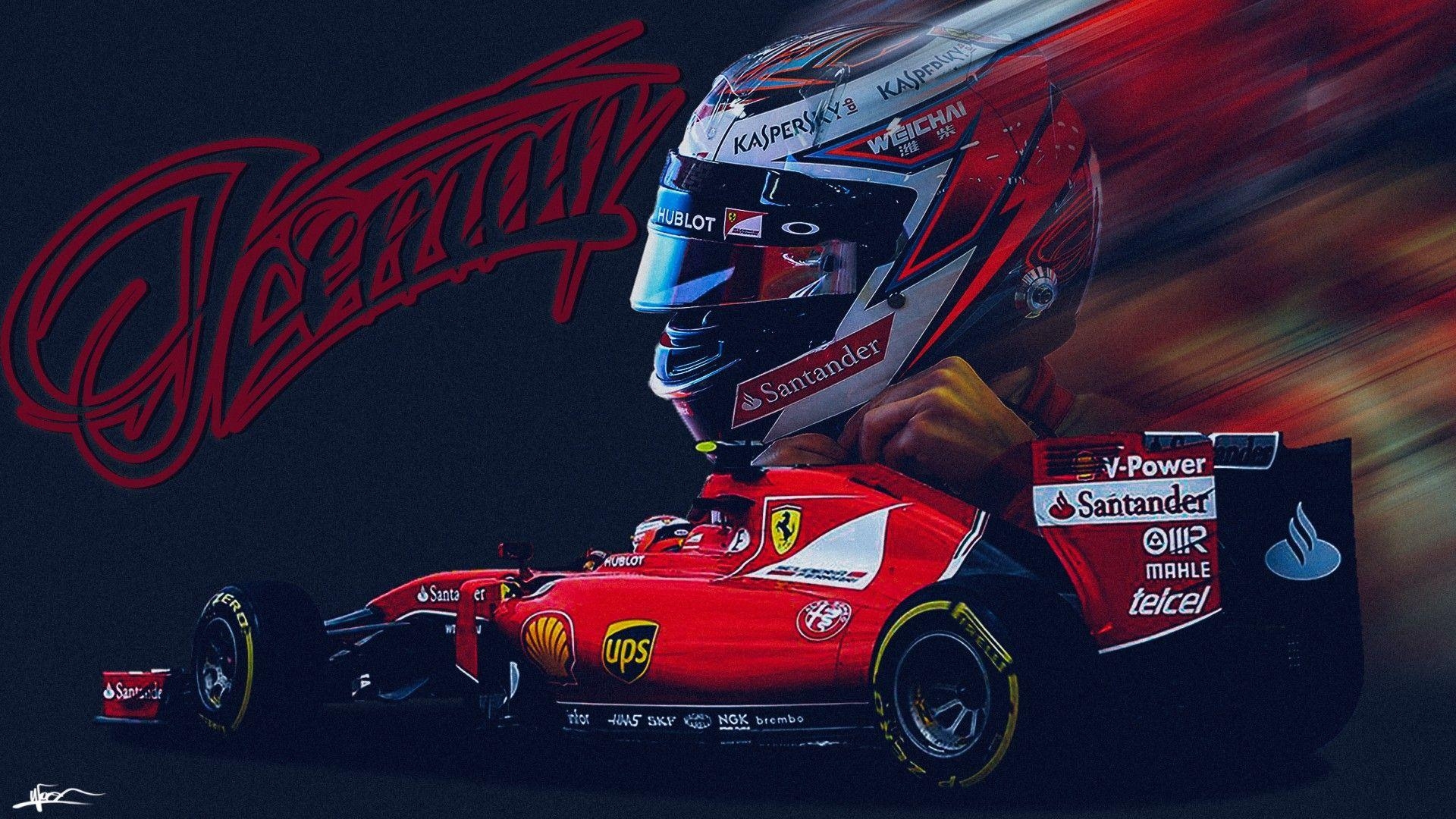 1920x1080 Wallpaper,  px, Formula Kimi Raikkonen, Scuderia, Desktop