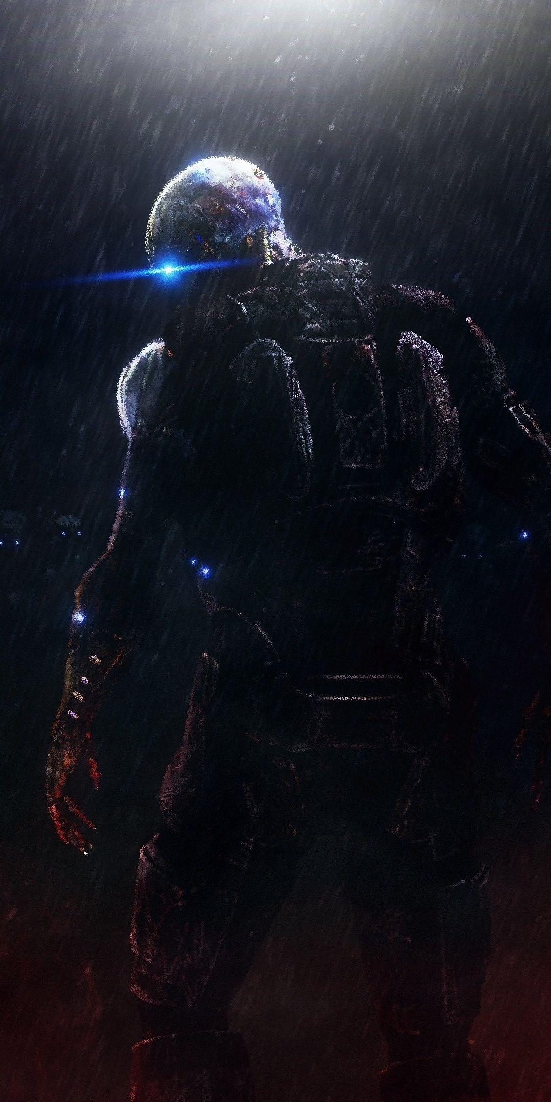 1080x2160 Dark, Ascension, Mass Effect Trilogy, video game, soldiers, Phone