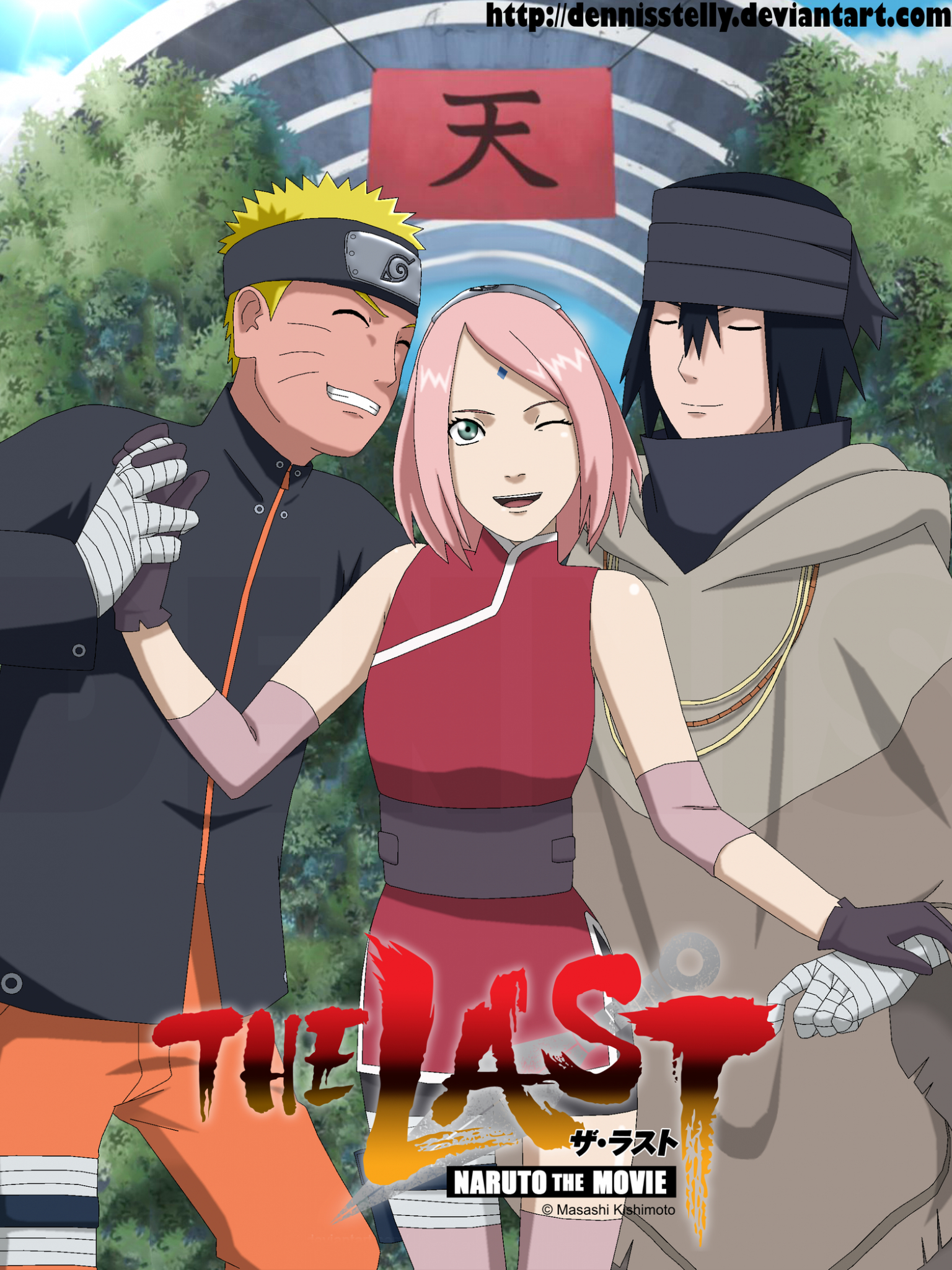 1540x2050 Free download Naruto the Last Movie The Team 7, Phone