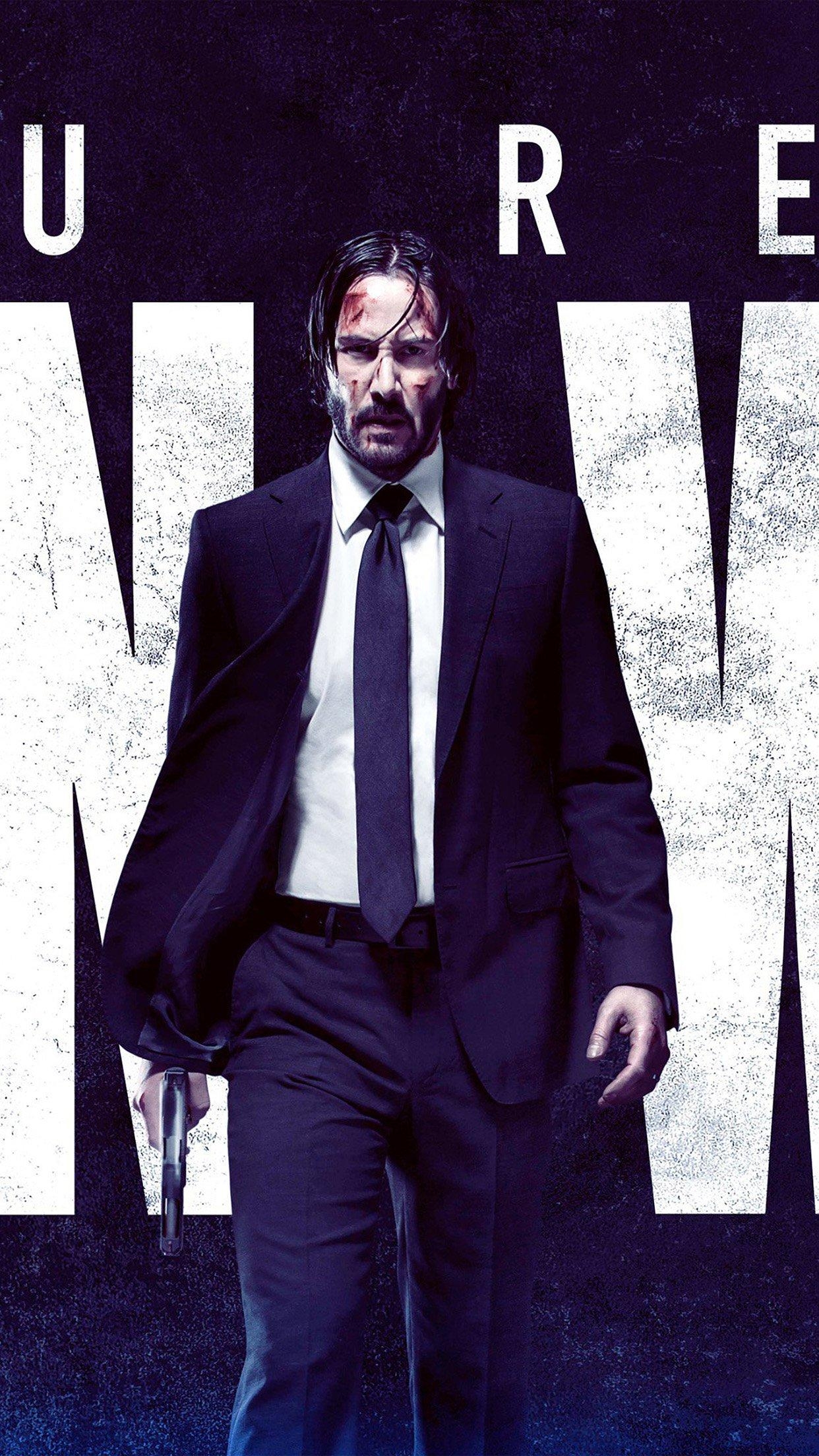 1250x2210 iPhone 8 wallpaper. john wick reloaded film, Phone