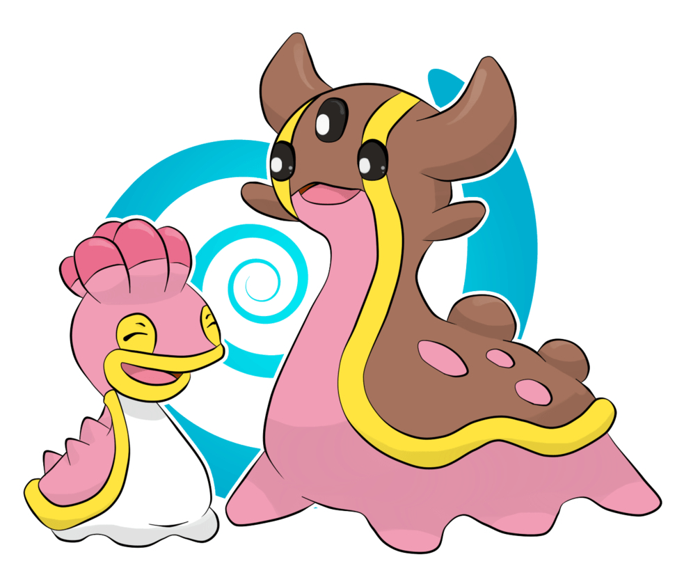 990x820 Shellos and Gastrodon, Desktop