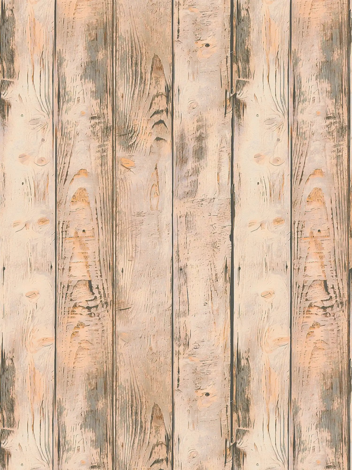 1500x2000 Rustic 3D Wooden Plank Non Woven, Phone