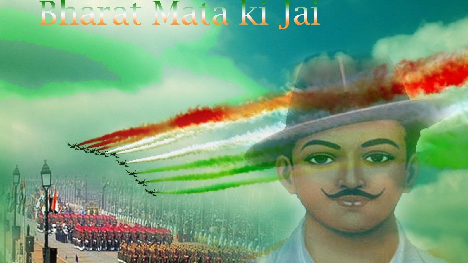 1600x900 Free download bharat mata ki jai indian flag indian freedom, Desktop