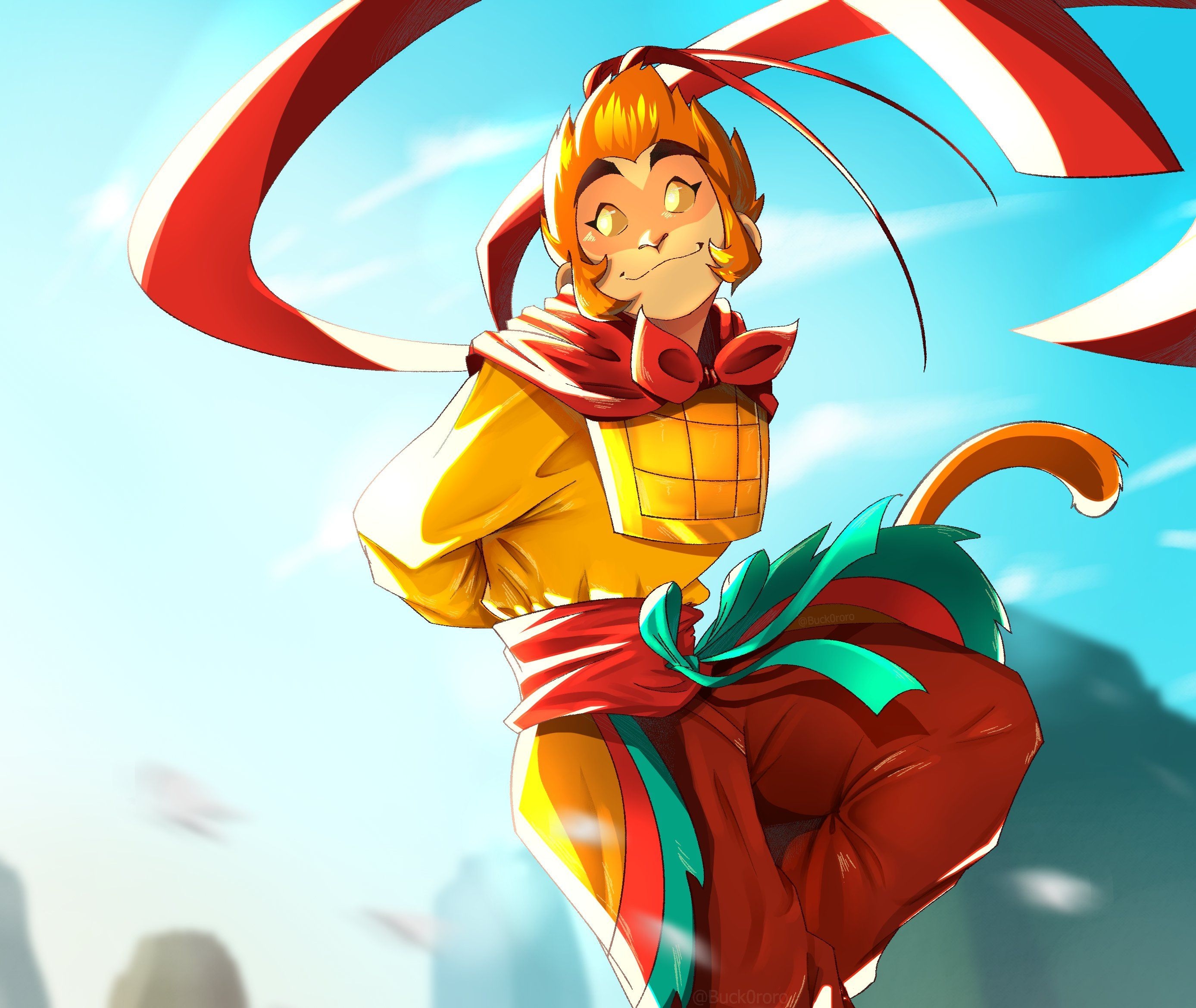 2780x2340 ✨ M O N K I E ✨. Handsome monkey king, Monkey king, Star wars drawings, Desktop