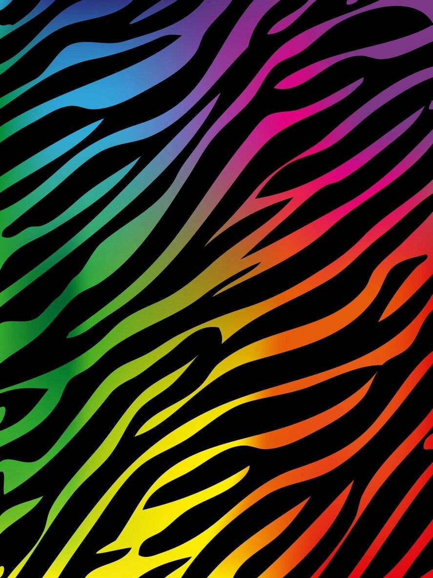 890x1190 Zebra Regenbogen. Zebra wallpaper, Animal print background, Abstract wallpaper background, Phone