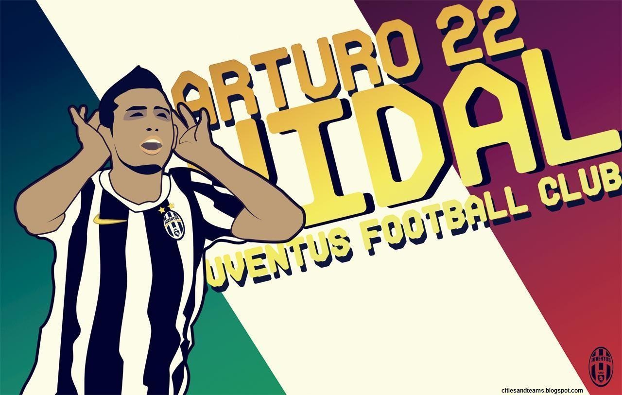 1280x820 Arturo Vidal Juventus Funny Cartoon Serie A Italy HD Desktop, Desktop