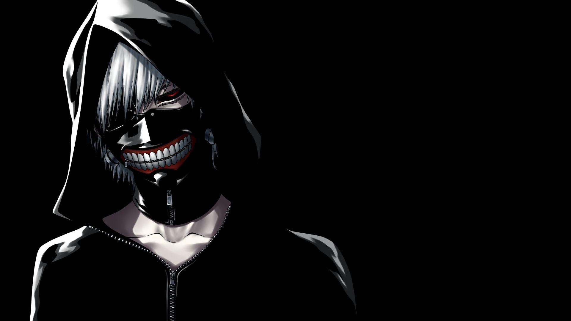 1920x1080 Tokyo Ghoul Young man Kaneki Ken Anime Masks Hood headgear, Desktop