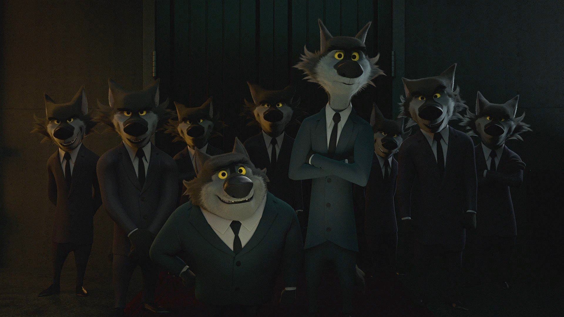 1920x1080 Anthro, Gangsters, Gangster, Rock Dog, Animals, Wolf, 3D, Cartoon, Movies, Suits, Clothing, Tie, Screen shot, Screengrab Wallpaper HD / Desktop and Mobile Background, Desktop