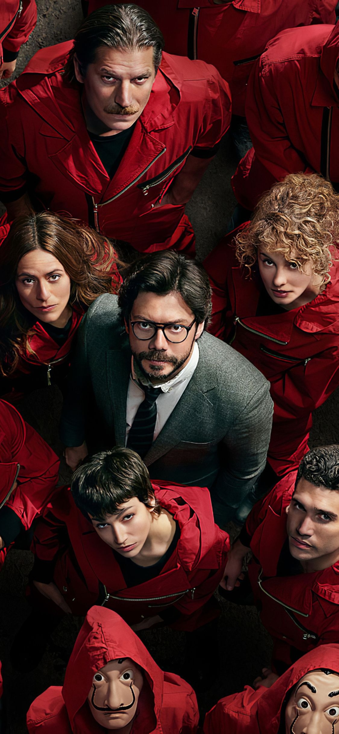 1130x2440 4k Money Heist Season 4 Netflix iPhone XS, iPhone 10, Phone