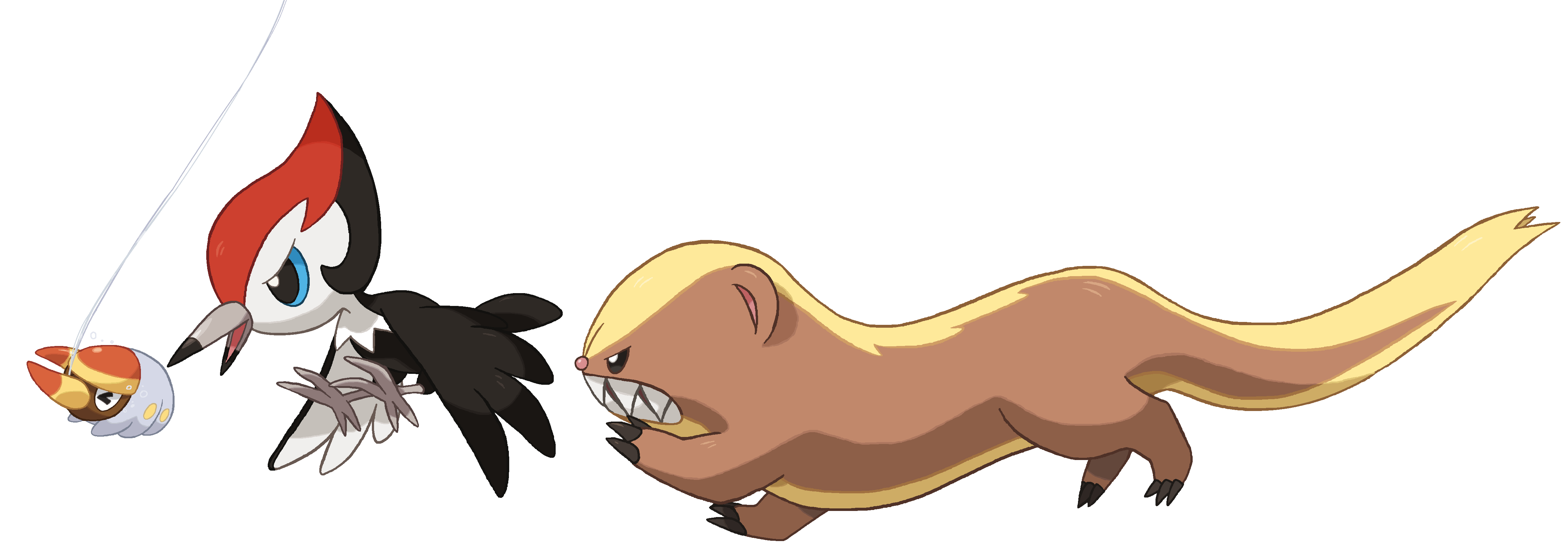 4900x1720 NEW POKEMON SUN AND MOON GRUBBIN PIKIPEK YUNGOOS, Dual Screen