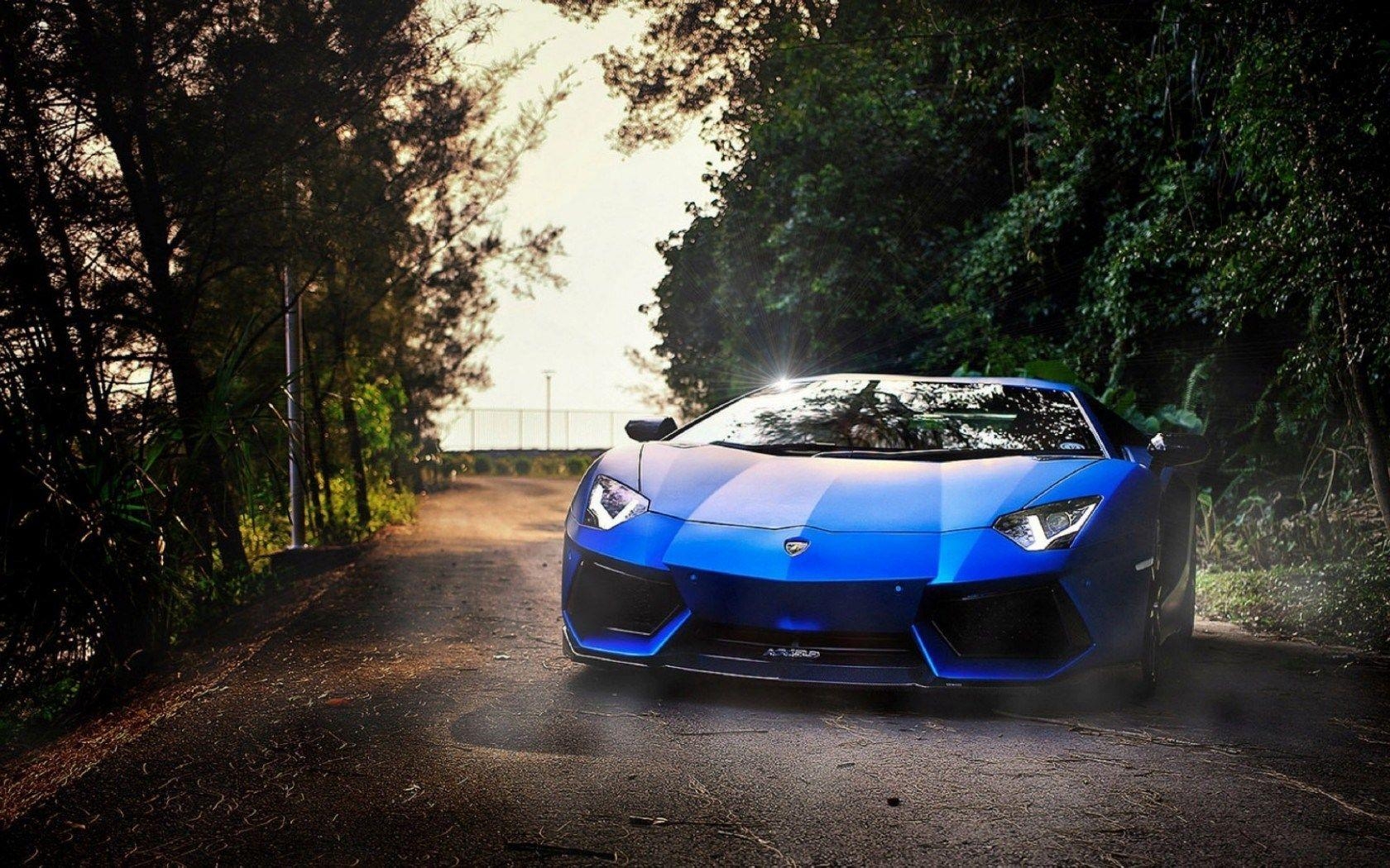 1680x1050 Lamborghini Aventador On Morning Wallpaper, Desktop