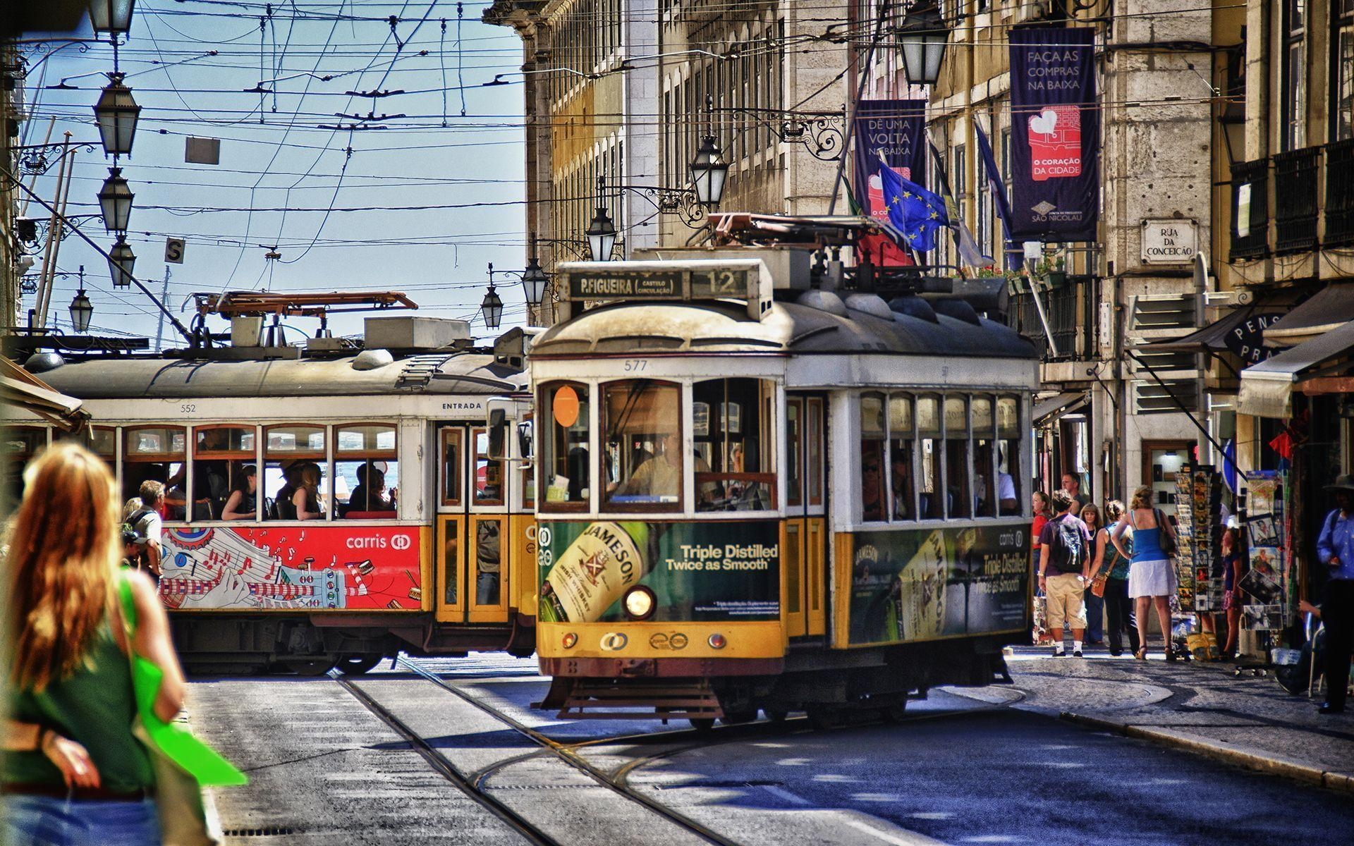 1920x1200 Streets of lisbon Wallpaper, Desktop