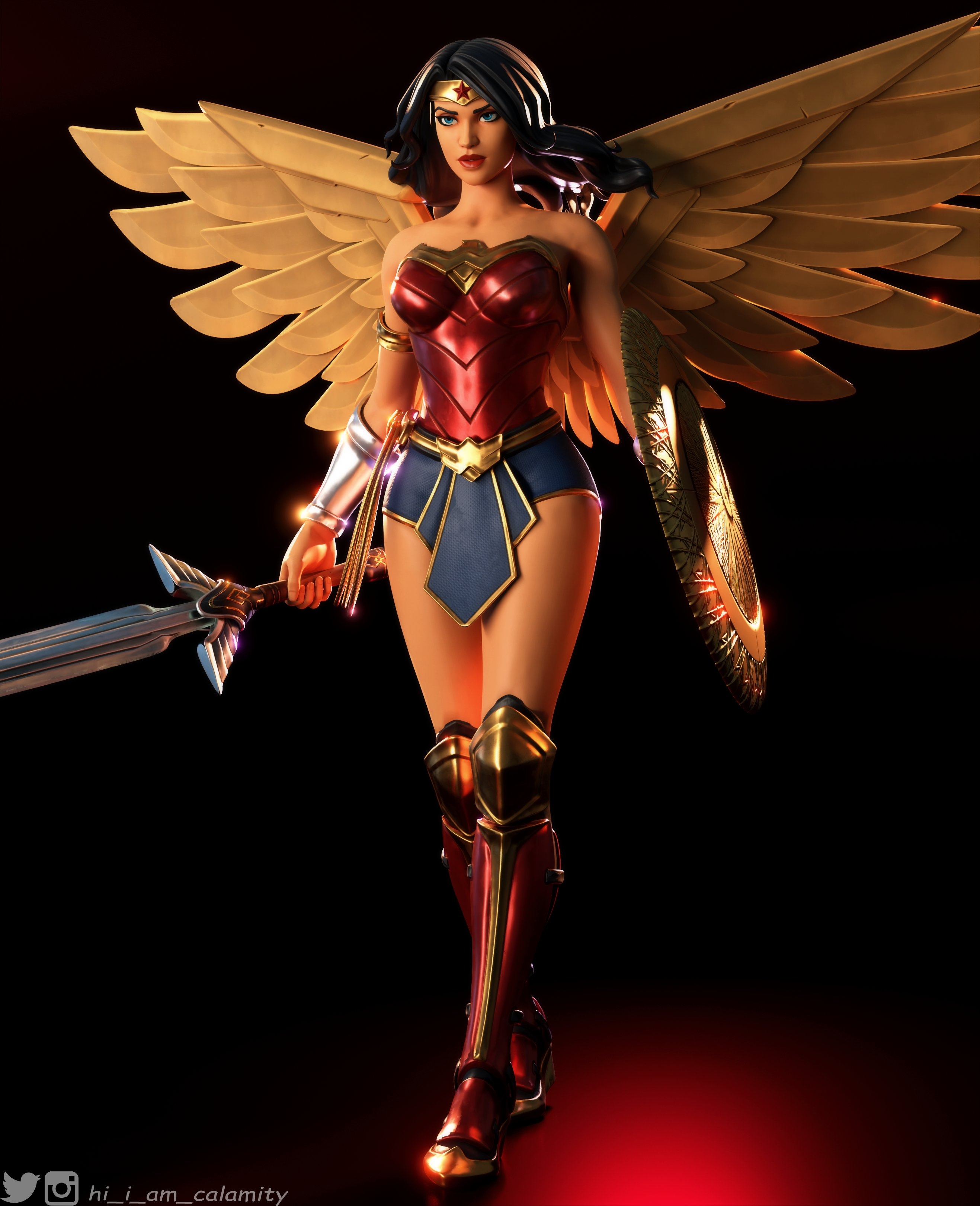 2640x3240 Wonder Woman Fortnite wallpaper, Phone