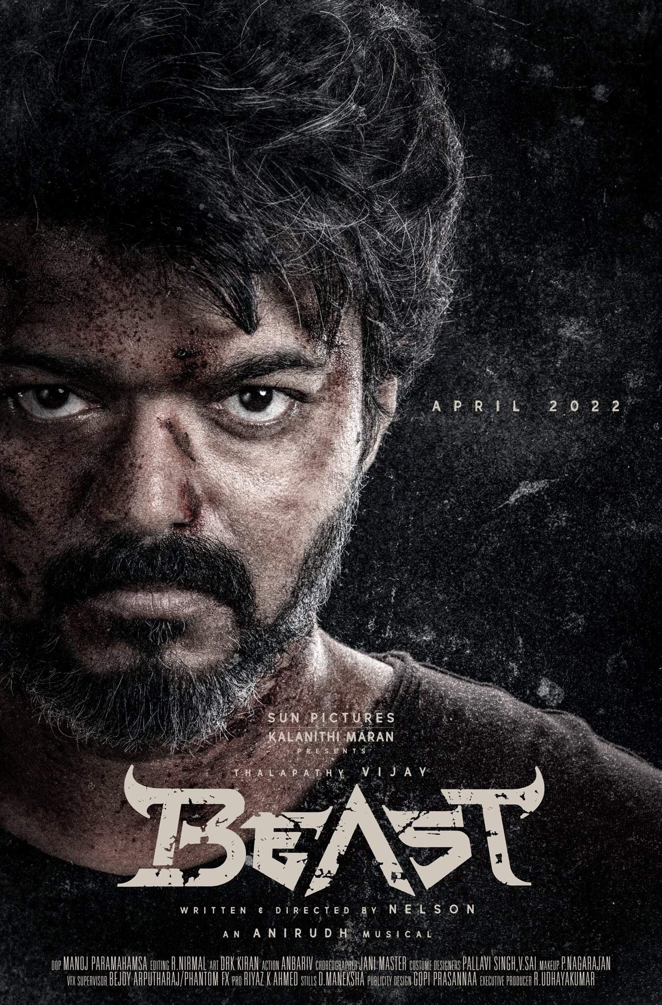 1350x2050 Vijay - #BeastFromApril, Phone