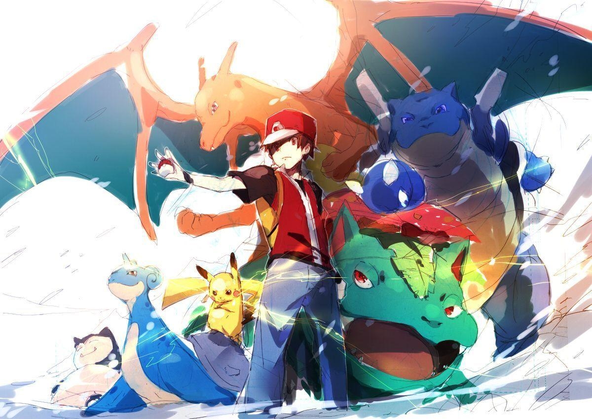 1200x850 image For > Gold Vs Red Pokemon Wallpaper, Desktop