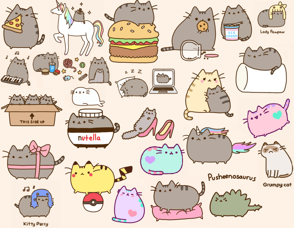 1030x800 Pusheen The Cat Wallpaper, Desktop