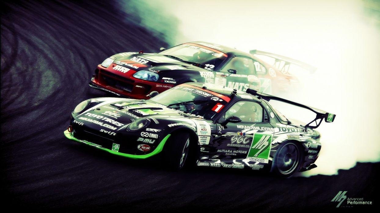 1250x700 Eagle smoke mazda drifting cars vehicles tuning mazda rx7, Desktop