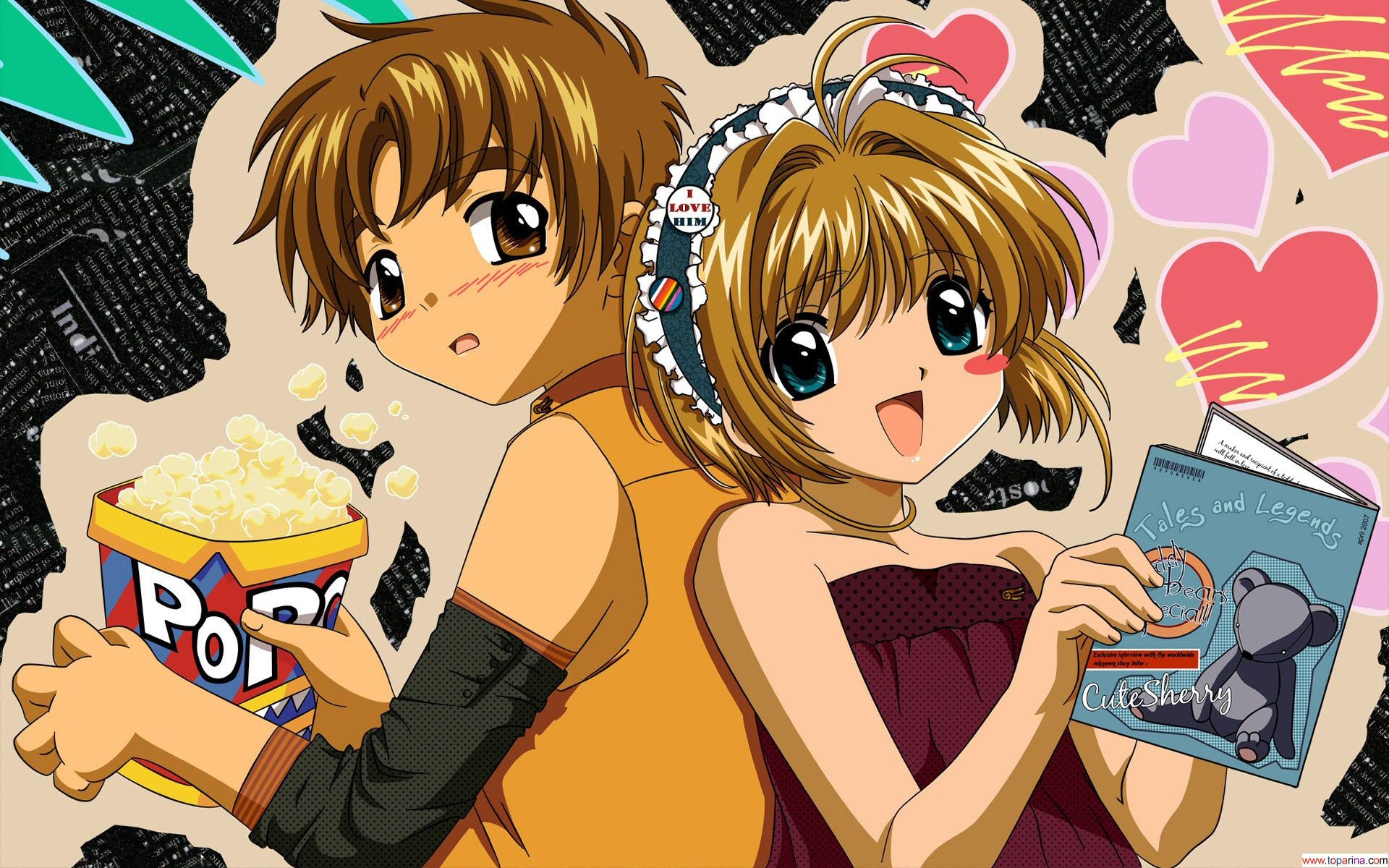 1920x1200 Sweet Couple Anime Wallpaper, Desktop